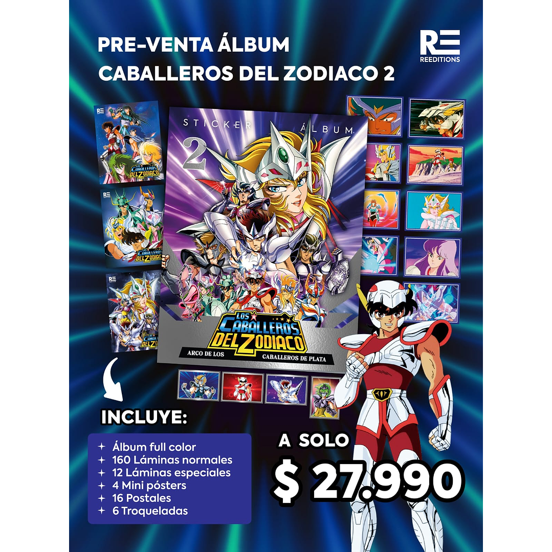 ALBUM CABALLEROS DEL ZODIACO 2  1