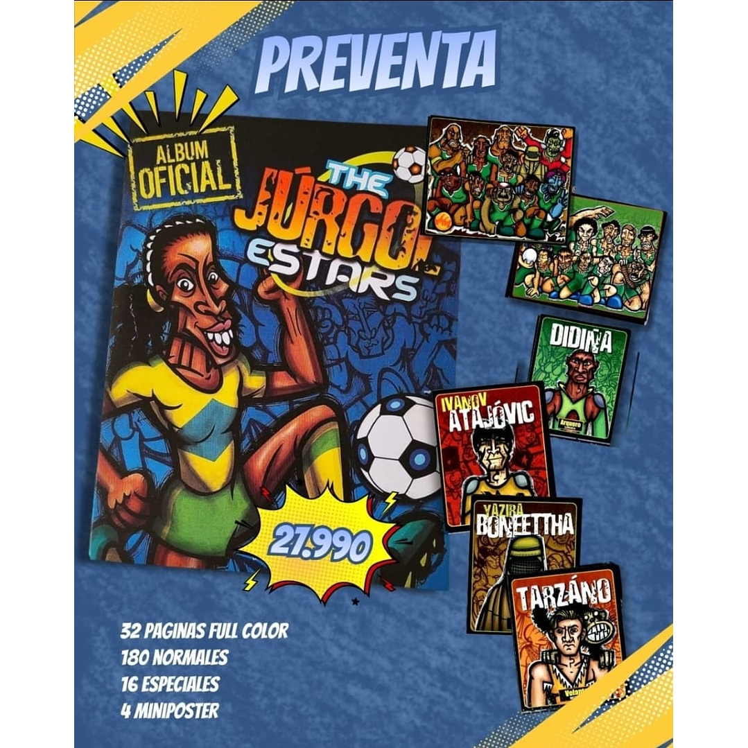 PREVENTA ALBUM JURGOL ESTARS 1