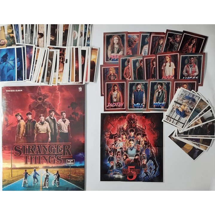 ALBUM STRANGER THINGS 5TA TEMPORADA entrega 15 de enero 1