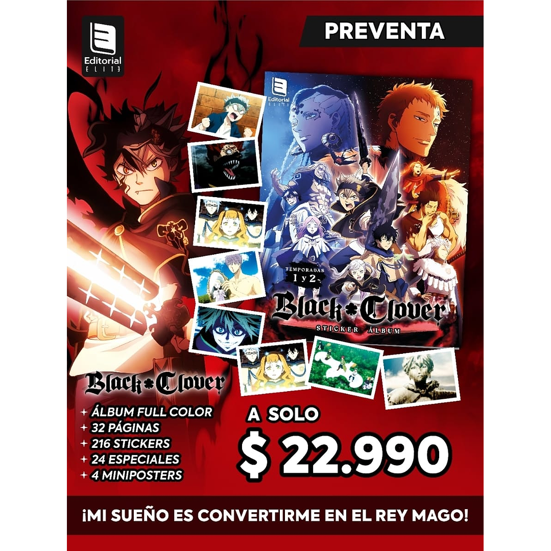 pre venta back clover colección completa  1