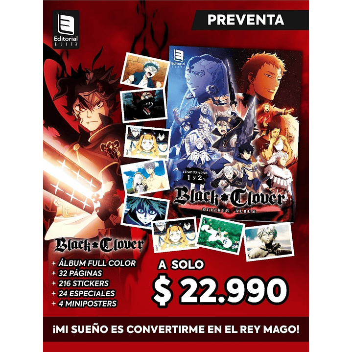 pre venta back clover colección completa  1