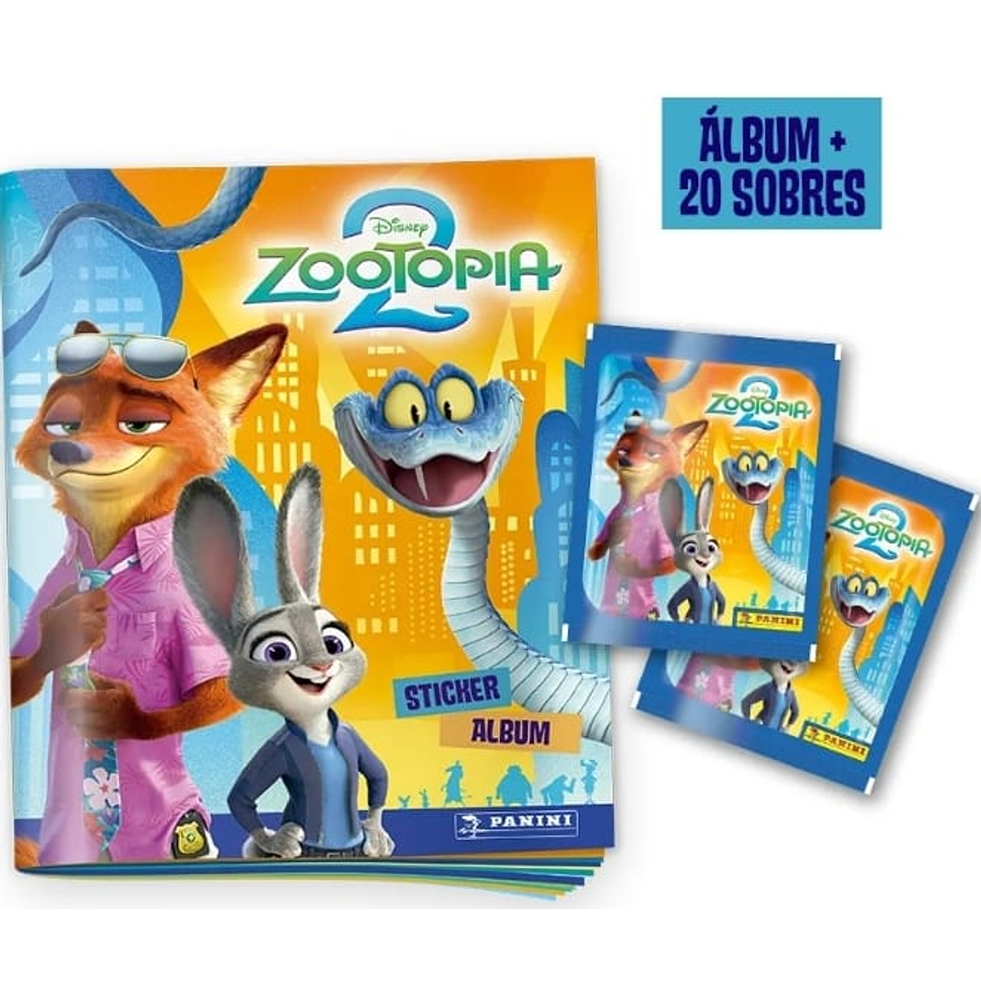 NUEVO ALBUM ZOOTOPIA 2 PANINI 1