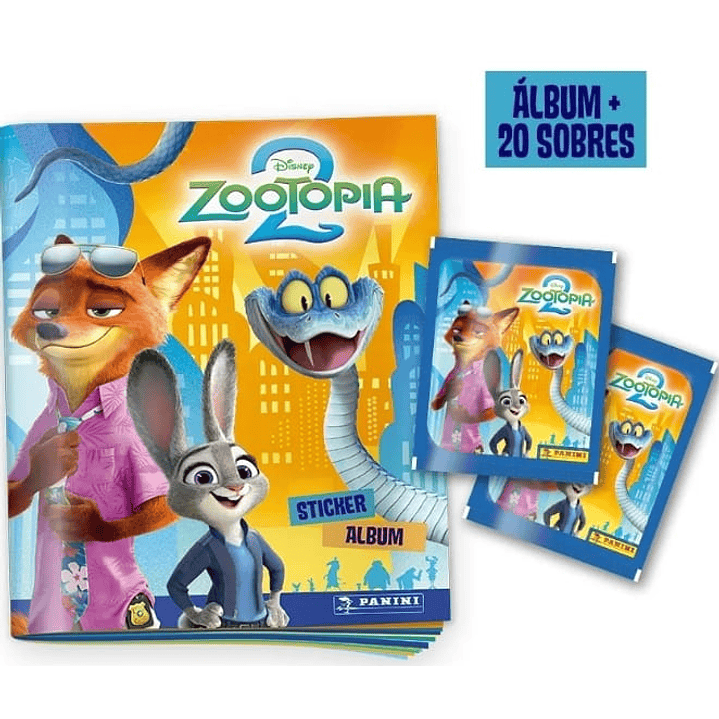 NUEVO ALBUM ZOOTOPIA 2 PANINI 1