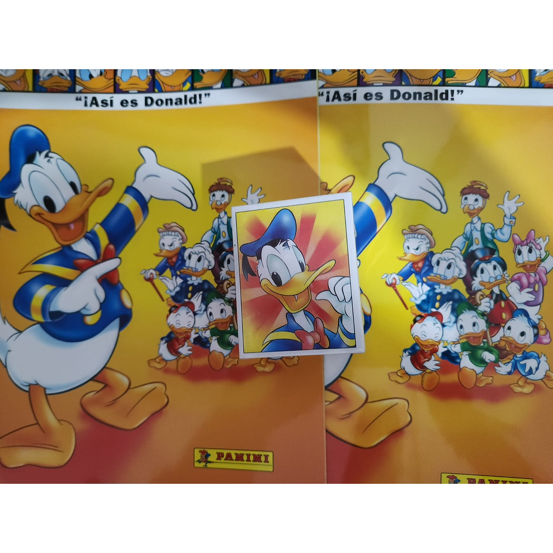 ASI ES DONALD PANINI COLECCION COMPLETA ORIGINAL DE EPOCA  2