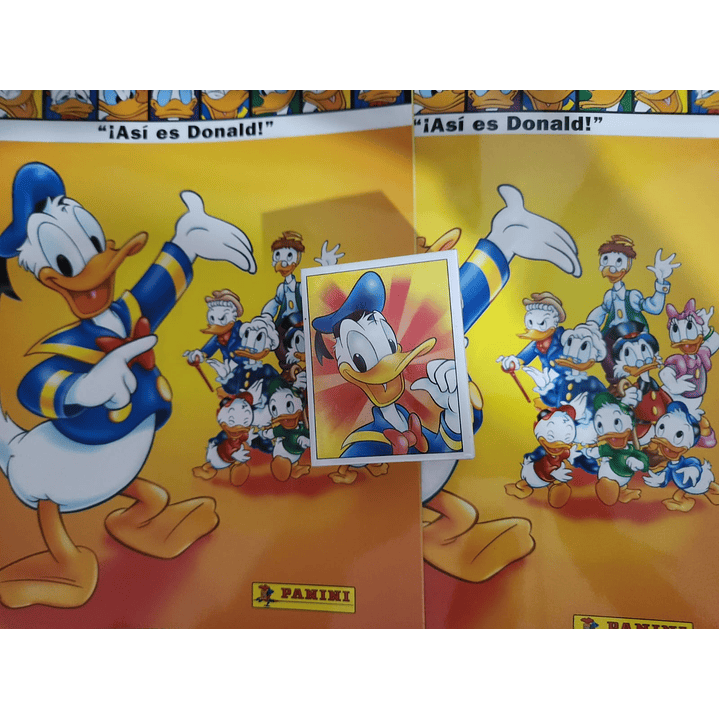 ASI ES DONALD PANINI COLECCION COMPLETA ORIGINAL DE EPOCA  2