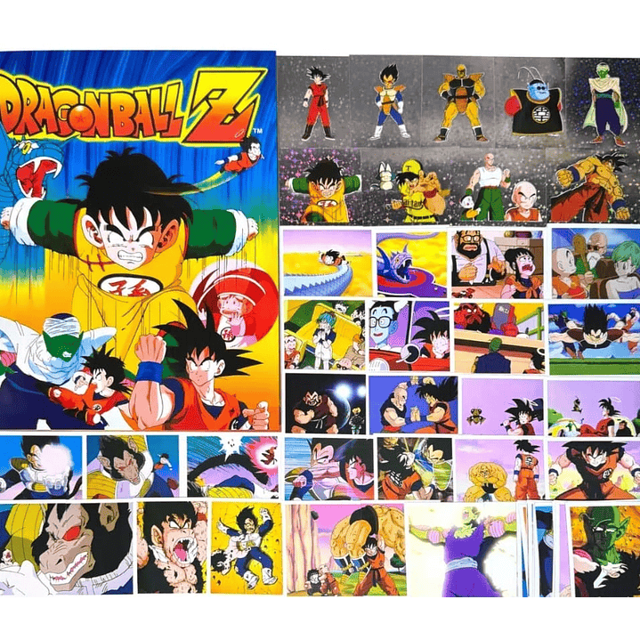 DRAGON BALL Z1 re + SET COMPLETO A PEGAR 1