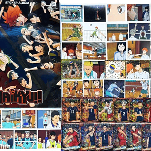 haikyu colección completa para pegar más extras de regalo