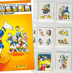 ASI ES DONALD PANINI COLECCION COMPLETA ORIGINAL DE EPOCA 