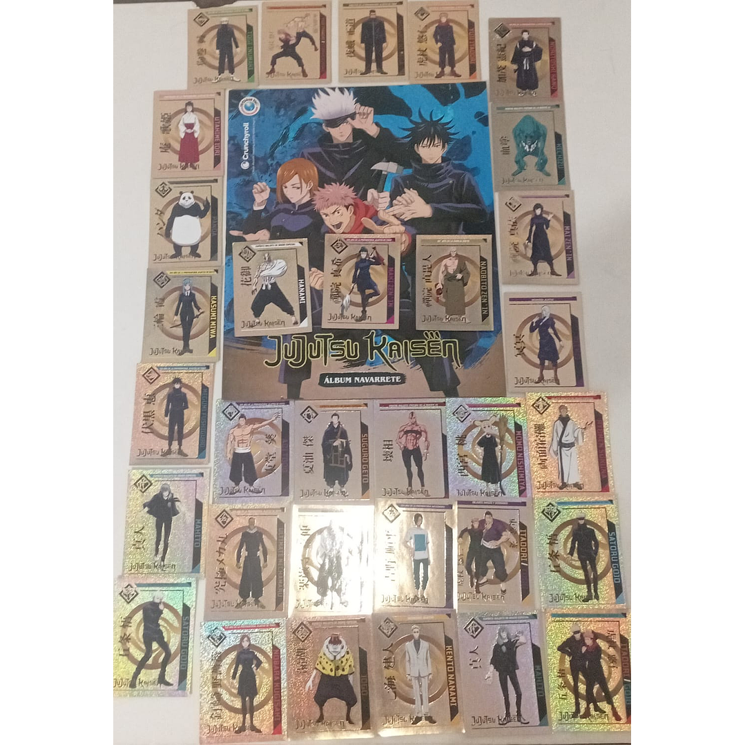 ALBUM JUJUTSU KAISEN COMPLETO A PEGAR NAVARRETE 1