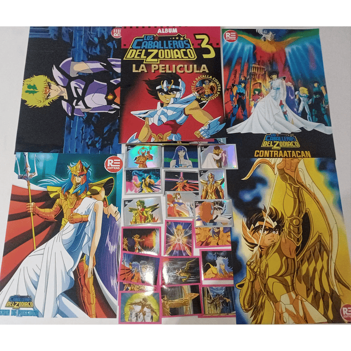 ALBUM LOS CABALLEROS DEL ZODIACO 3 re A PEGAR 2
