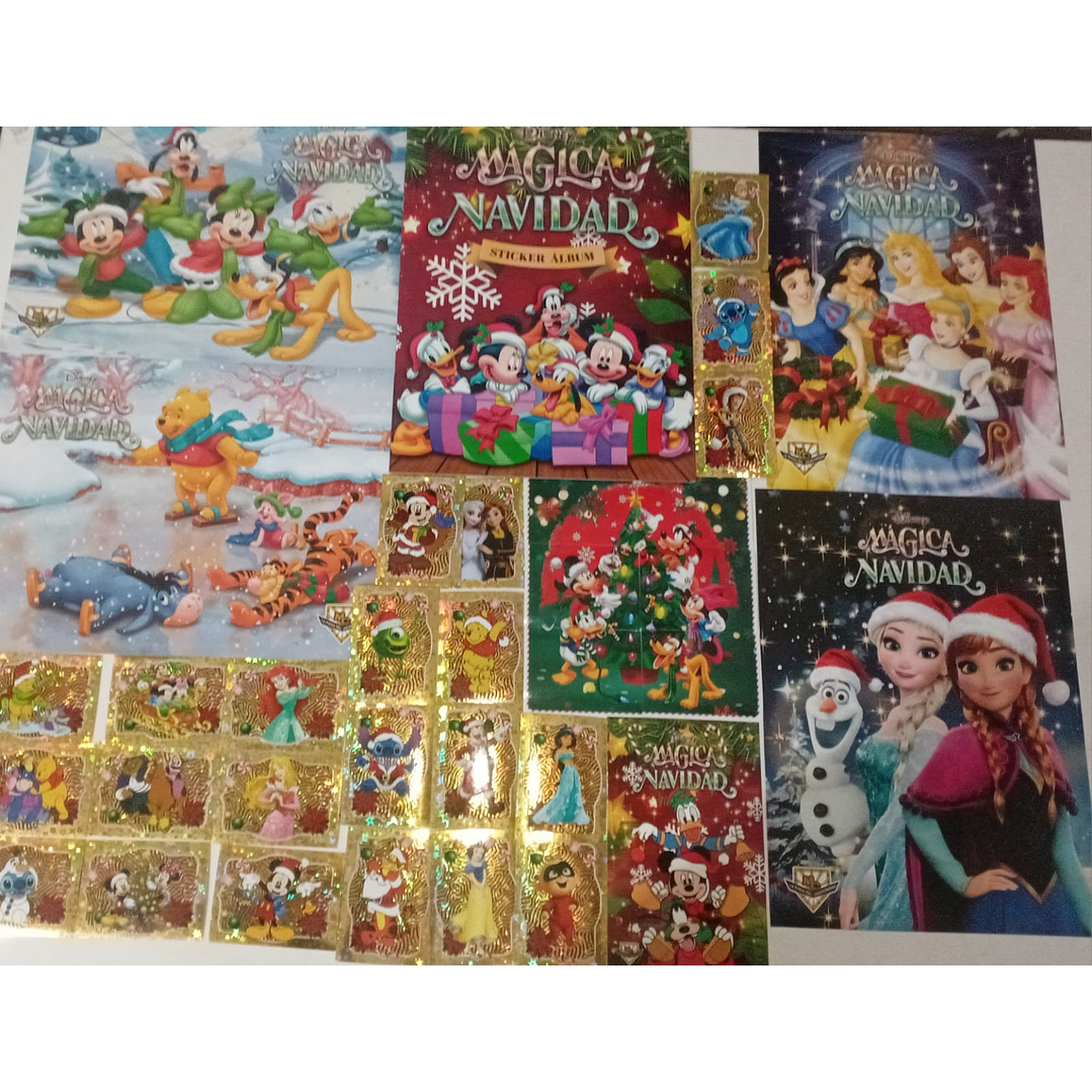 ALBUM MAGICA NAVIDAD DISNEY COMPLETO A PEGAR 1