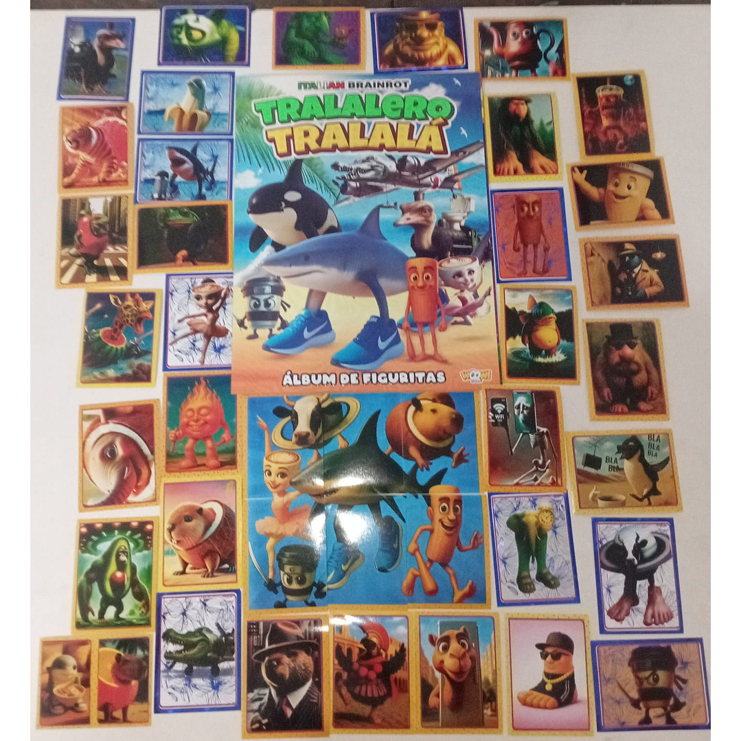 ALBUM TRALALERO TRALALA COMPLETO A PEGAR 1