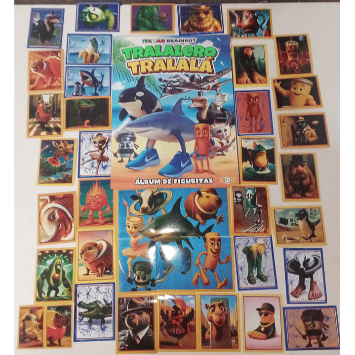 ALBUM TRALALERO TRALALA COMPLETO A PEGAR 1