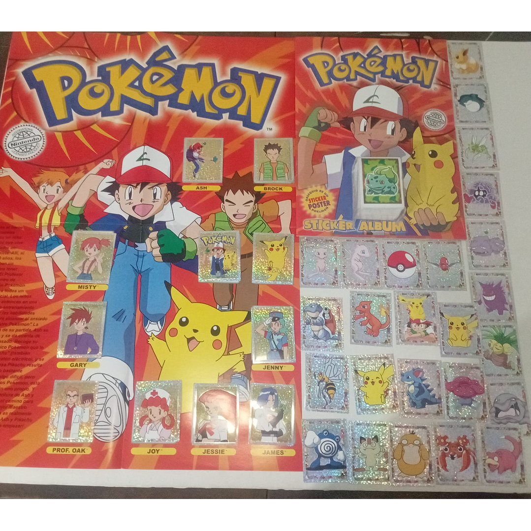 ALBUM POKEMON REMASTERIZADO MERLIN 1