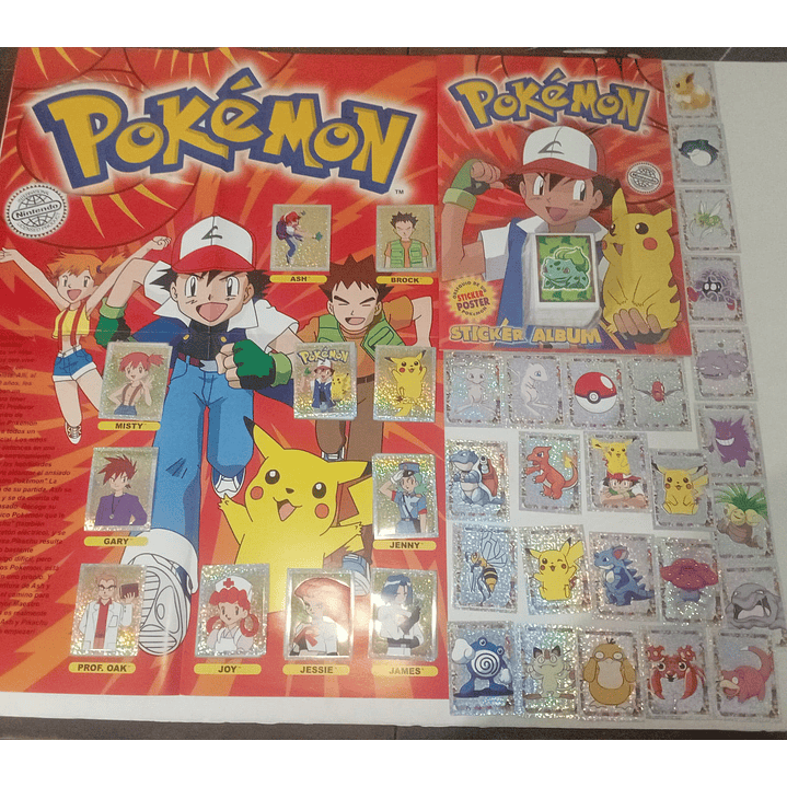 ALBUM POKEMON REMASTERIZADO MERLIN 1