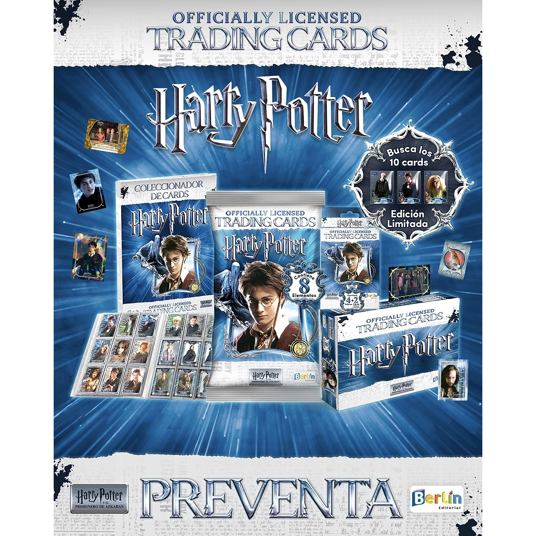 coleccionador trading cards Harry potter mas caja de sobres  1