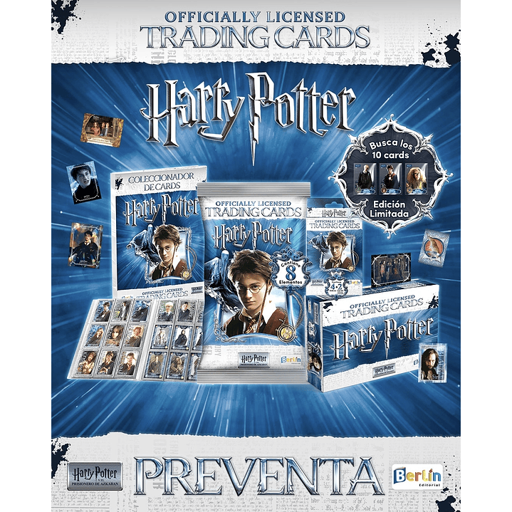 coleccionador trading cards Harry potter mas caja de sobres  1