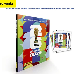 álbum tapa dura más 50 sobres 