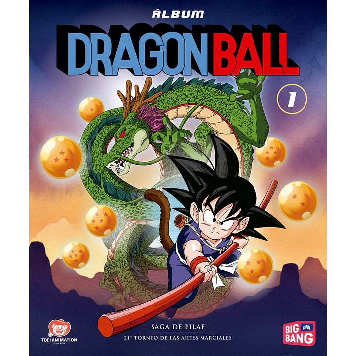 pack álbum tapa dura vacio dragon ball z BigBang (Z1 al Z6 y dragon ball) 2