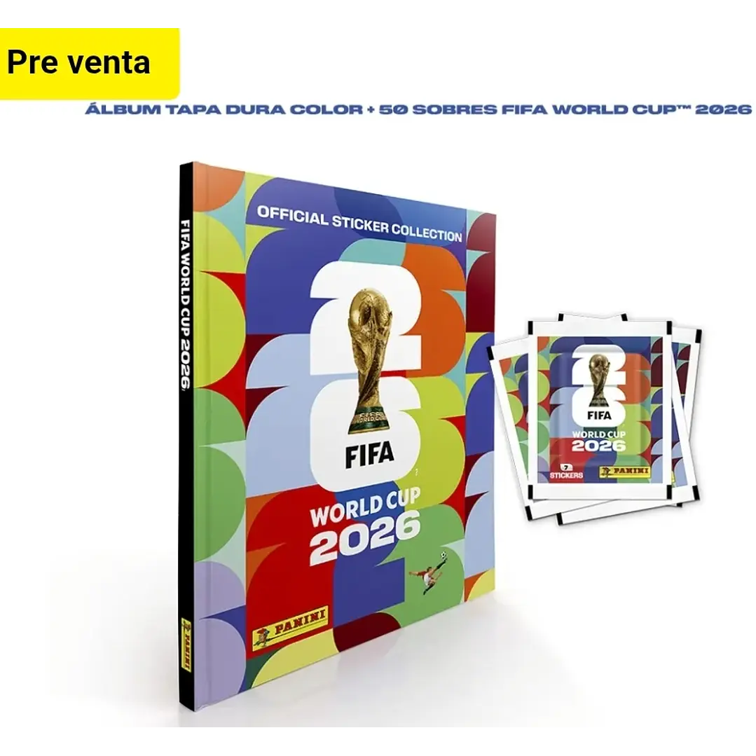 album tapa dura completo a pegar mundial 2026 puede ser culquier color en tapa dura oro plata o clasic 3