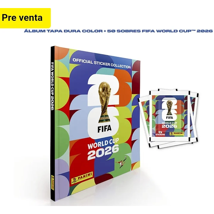 album tapa dura completo a pegar mundial 2026 puede ser culquier color en tapa dura oro plata o clasic 3