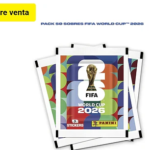 500 sobres sellados FIFA 2026