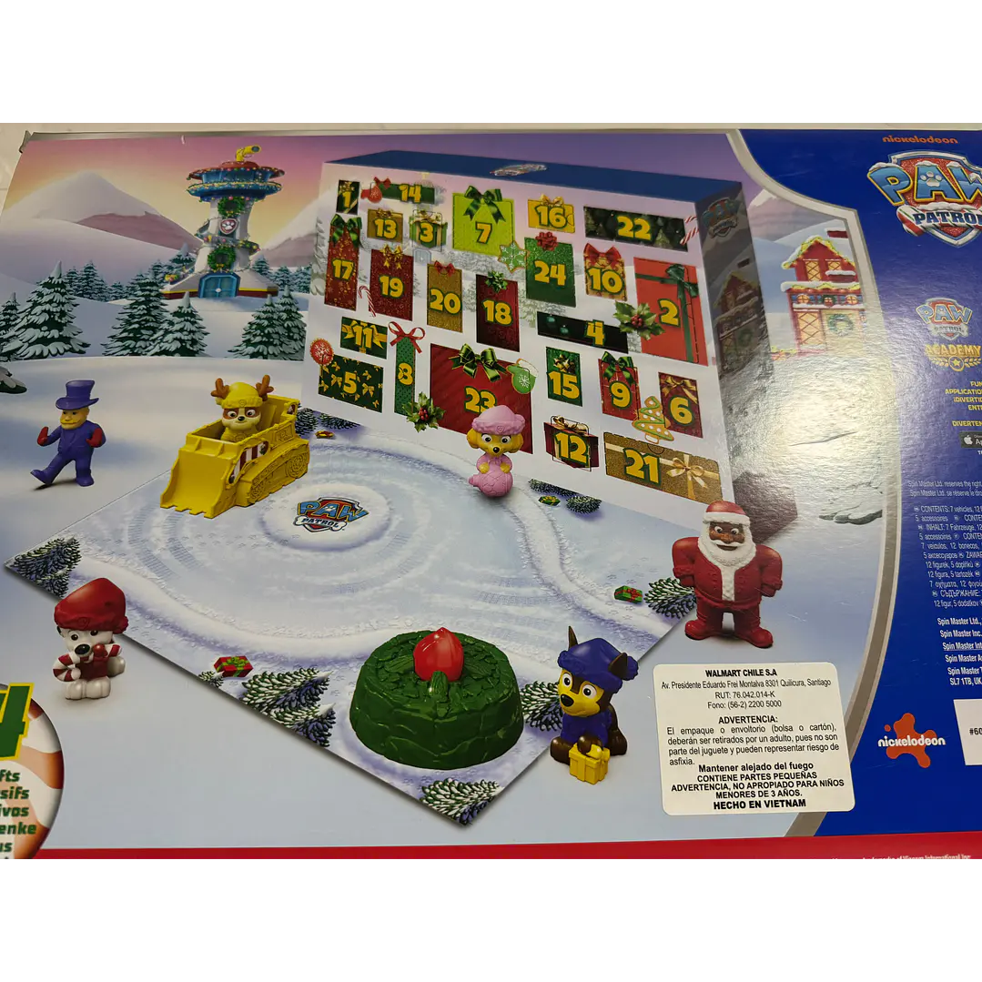 CALENDARIO ADVIENTO PAW PATROL 2