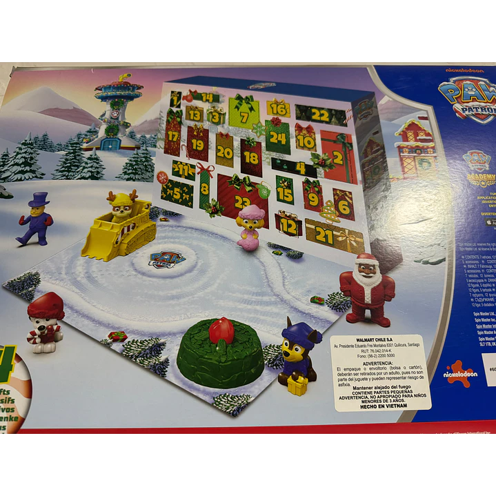CALENDARIO ADVIENTO PAW PATROL 2