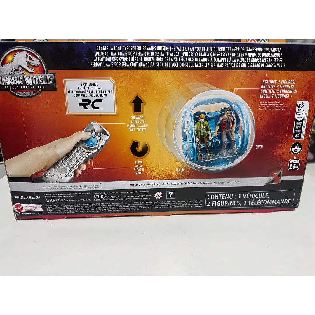 Matchbox Jurassic World Legacy Collection Gyrosphere R/C, 2
