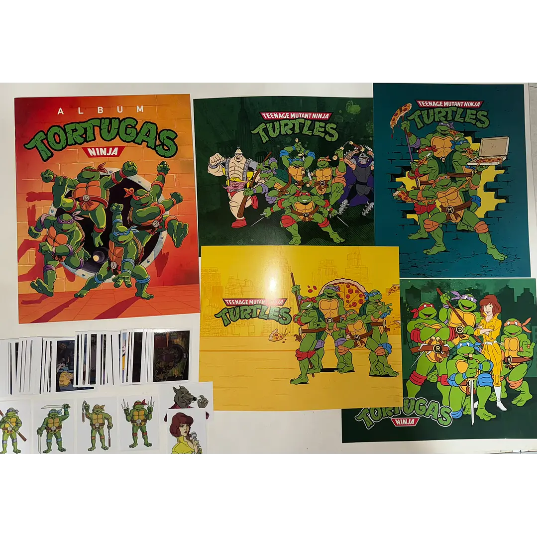 ALBUM TORTUGAS NINJA COMPLETO A PEGAR 1
