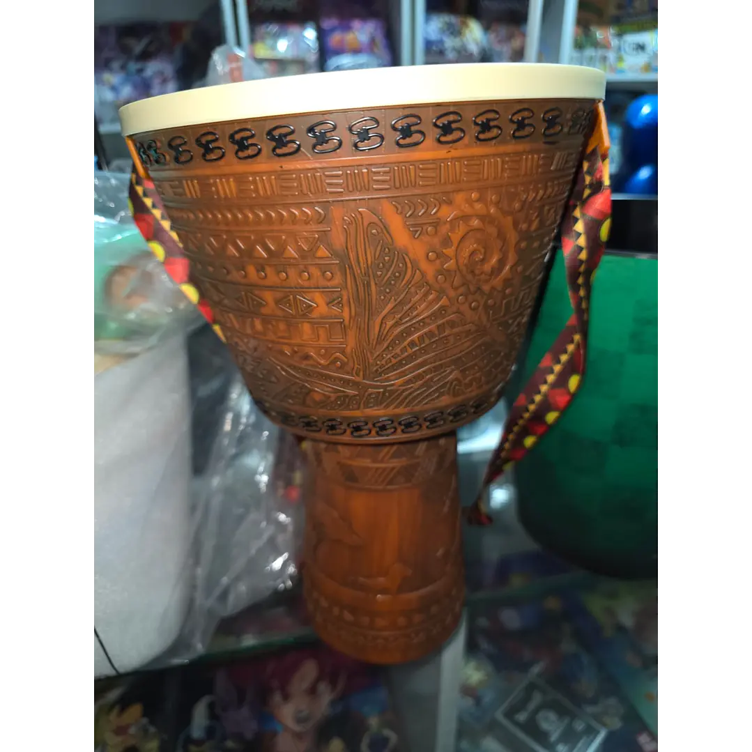 coleccionable premium (palomera-vaso) 2 en 1 con forma de tambor Djembé 1