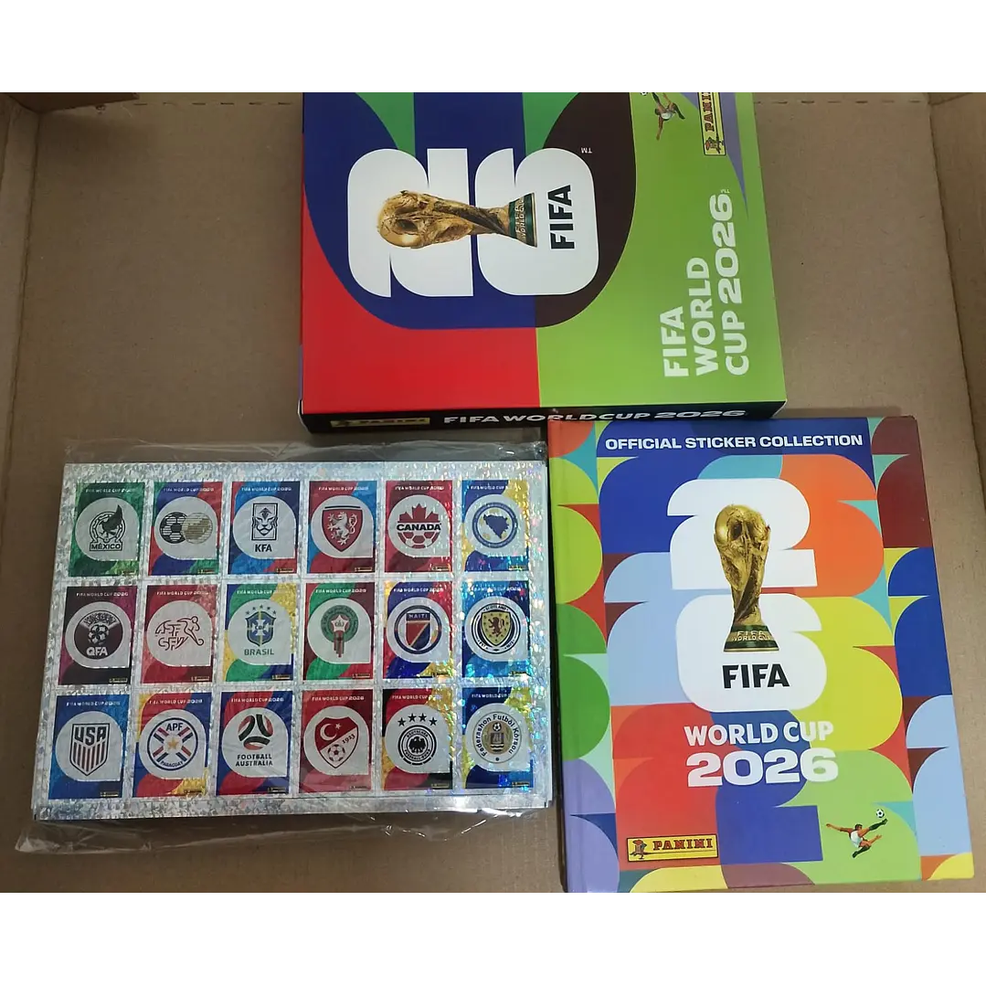 MINI ALBUM FIFA MUNDIAL 2026 COMPLETO A PEGAR  1