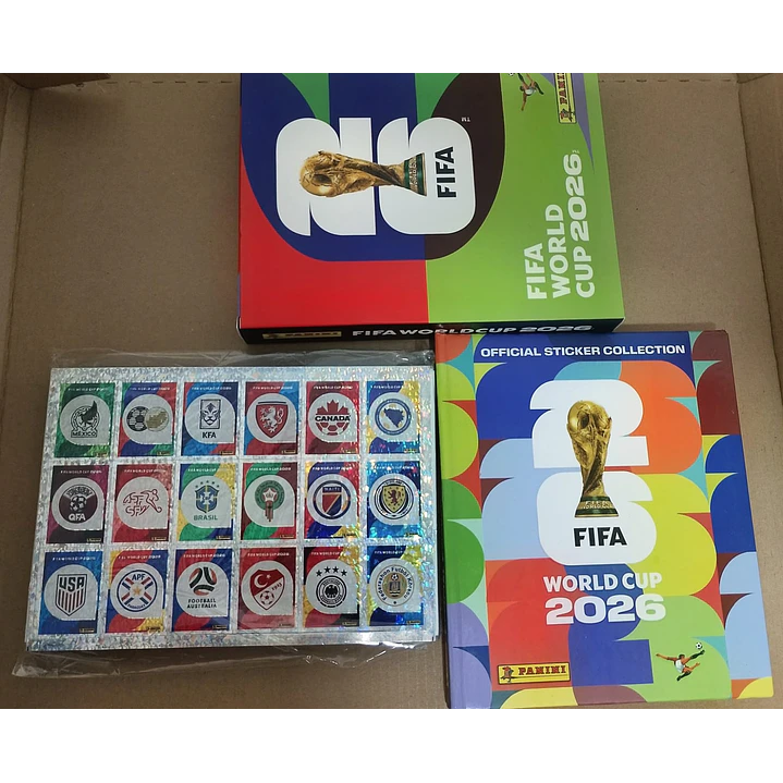 MINI ALBUM FIFA MUNDIAL 2026 COMPLETO A PEGAR  1