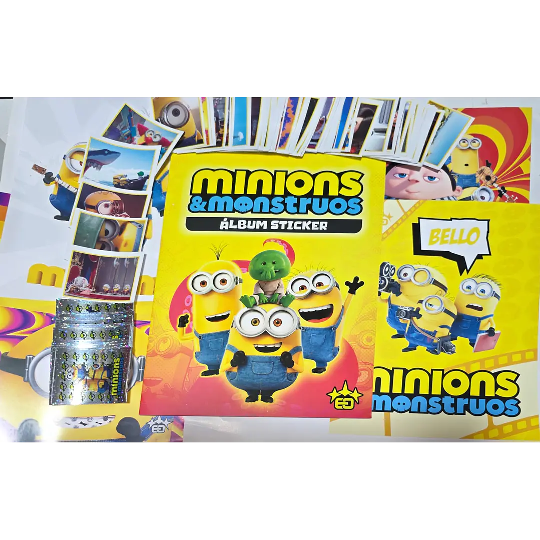 ALBUM MINIONS Y MONSTRUOS 1