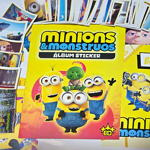 ALBUM MINIONS Y MONSTRUOS
