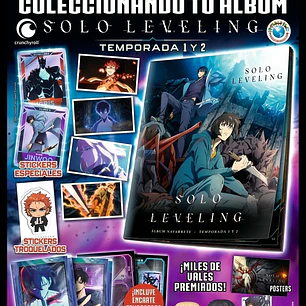 ALBUM SOLO LEVELING + 50 SOBRES 