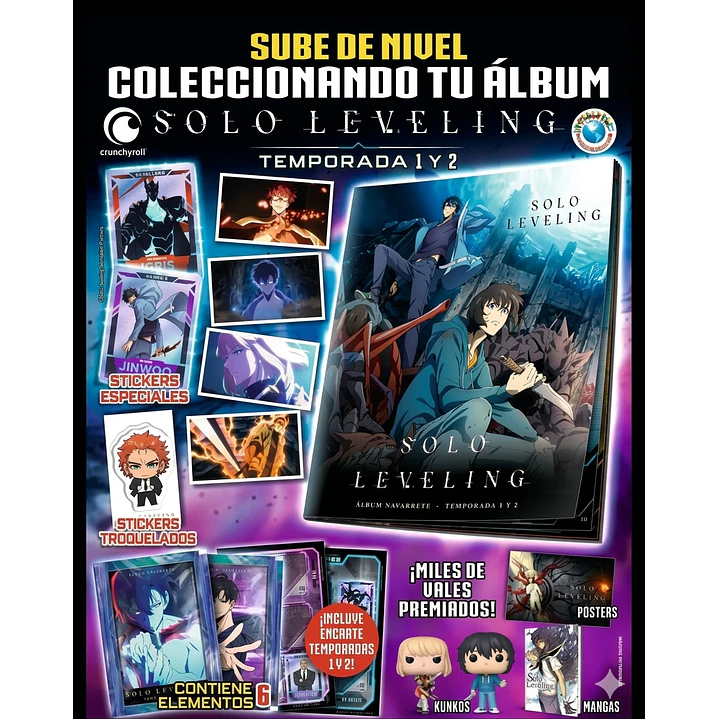 ALBUM SOLO LEVELING COMPLETO A PEGAR  1