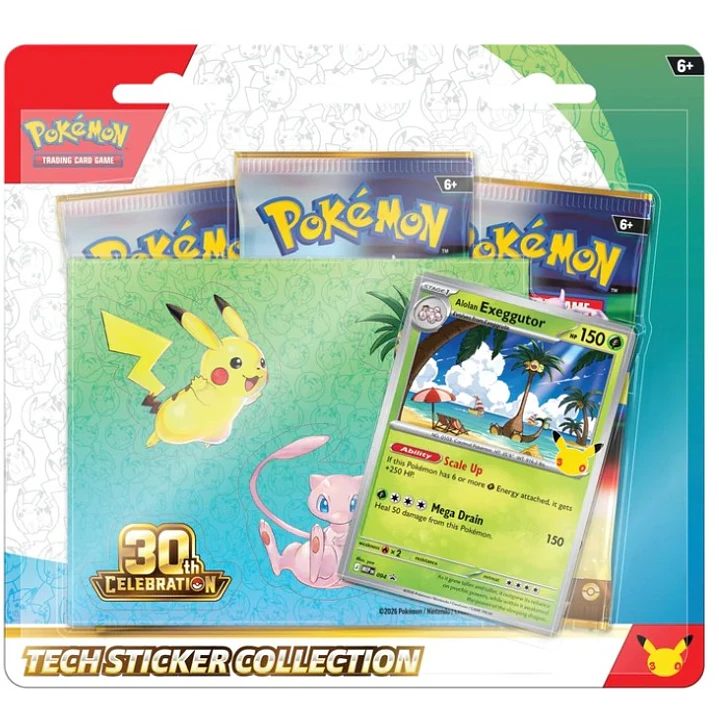 30th Celebration Tech Sticker Collection - Alolan Exeggutor PREVENTA 16/09/26 1