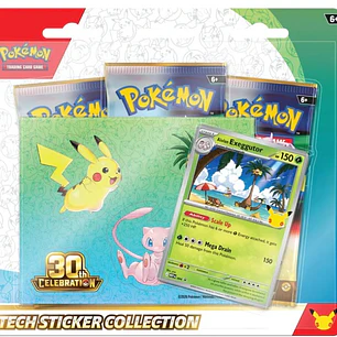 30th Celebration Tech Sticker Collection - Alolan Exeggutor PREVENTA 16/09/26