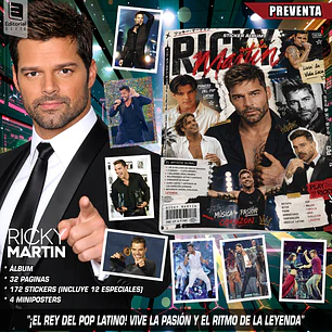 ALBUM RICKY MARTIN PRE VENTA EXCLUSIVA 