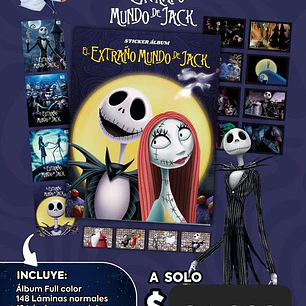 triple pack llévate las 3 colección completas para pegar Jack, cadáver de la novia y coraline 
