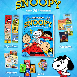 PREVENTA ALBUM UNIVERSO SNOOPY