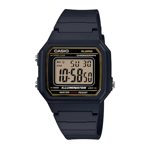 Reloj Casio Digital Unisex W-217H-9AV