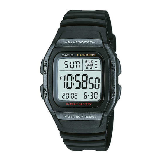 Reloj Casio W-96H-1B 1