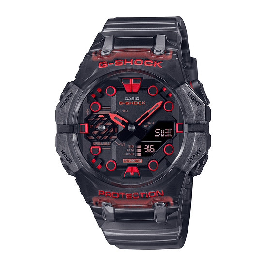 Reloj Casio G-shock Ga-b001g-1adr *bluetooth *carbono Color De Correa Negro Color Del Bisel Negro Color De Fondo Negro 1