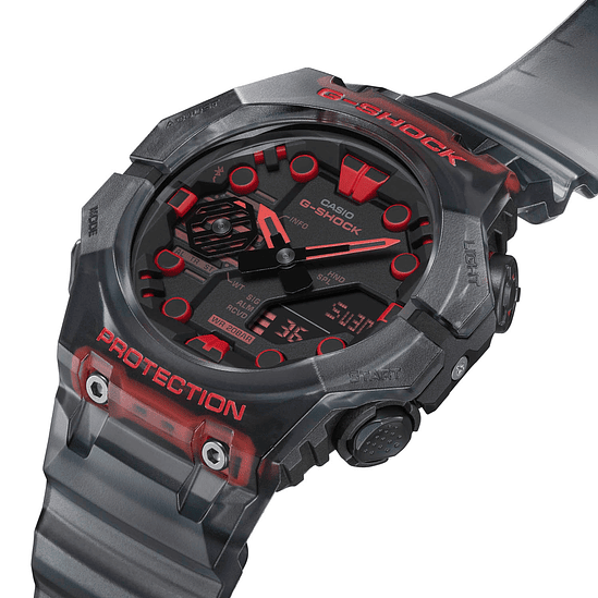 Reloj Casio G-shock Ga-b001g-1adr *bluetooth *carbono Color De Correa Negro Color Del Bisel Negro Color De Fondo Negro 4