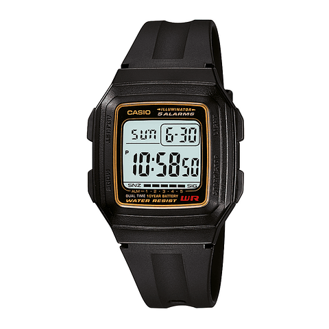 Reloj Casio Digital Unisex F-201WA-9AV