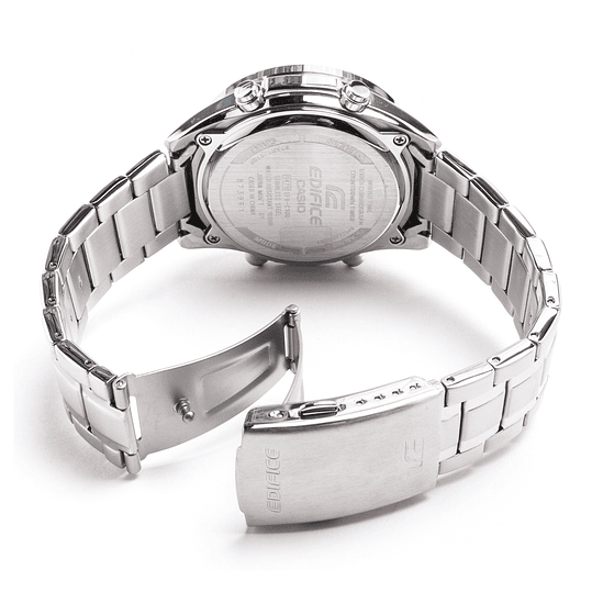 Reloj Casio Hombre Edifice Efv-c100d-1bvdf Plateado De Acero Inoxidable 3