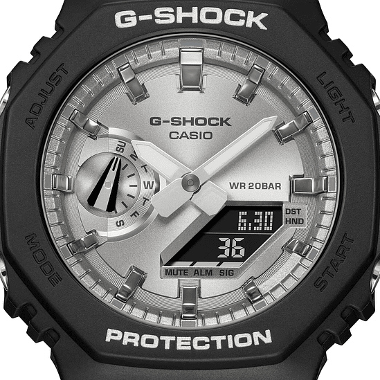 Reloj G-shock Ga-2100sb-1adr De Carbono/resina De 200 M 3