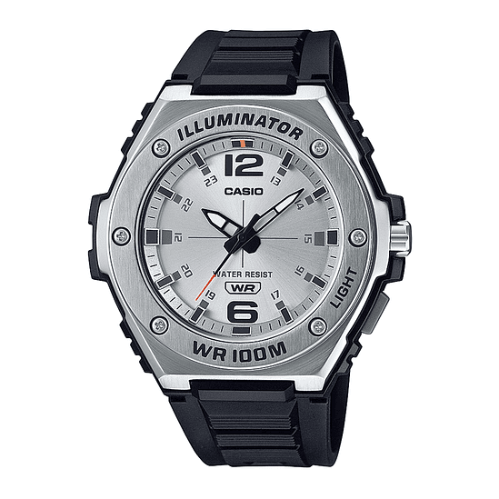 Reloj Para Hombre Casio Iluminator Mwa-100h-7avdf Negro 1